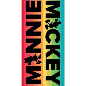 Ręcznik dziecięcy 70x140 Myszka Mickey wakacje, kolorowy