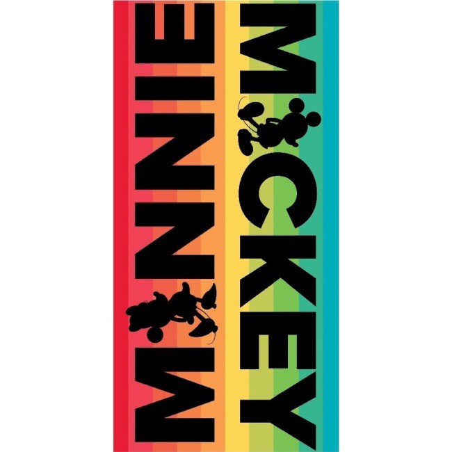  Chłonny miękki lekki kolorowy ręcznik bawełniany Myszka Mickey i Minnie 