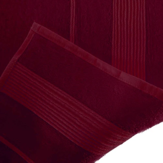 Ręcznik bamboo Moreno 50x90 kolor burgund
