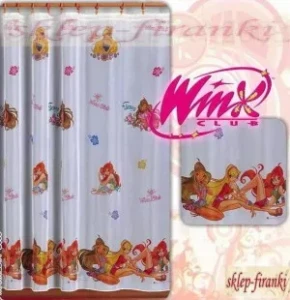 Firana dziecięca woal Winx Club wysokość 160