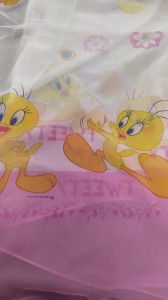 Firana dziecięca woal Disney Tweety wysokość 160
