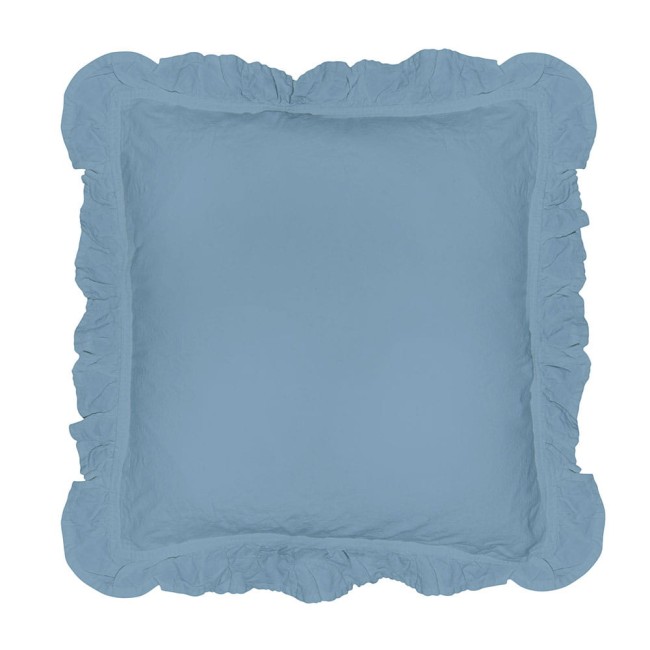  Miękkie, dekoracyjne, miłe w dotyku poszewki bawełniane w rozmiarze 40x40 cm w kolorze niebieskim 