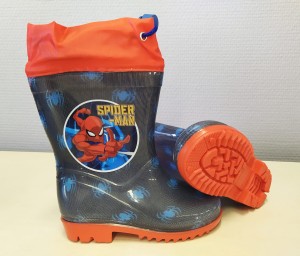Kalosze gumiaki dziecięce Spiderman czerwone, rozmiar 24