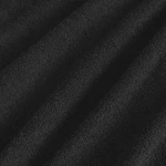 Pościel frotte 160x200 w kolorze czarnym, rozłożona, wykonana z miękkiego materiału o teksturowanej powierzchni, widoczna struktura tkaniny, skupienie na detalu faktury, bez dodatkowych elementów czy wzorów.
