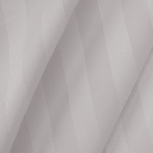 Pościel bambusowa satyna bawełniana 220x200 Bamboo paski, szara