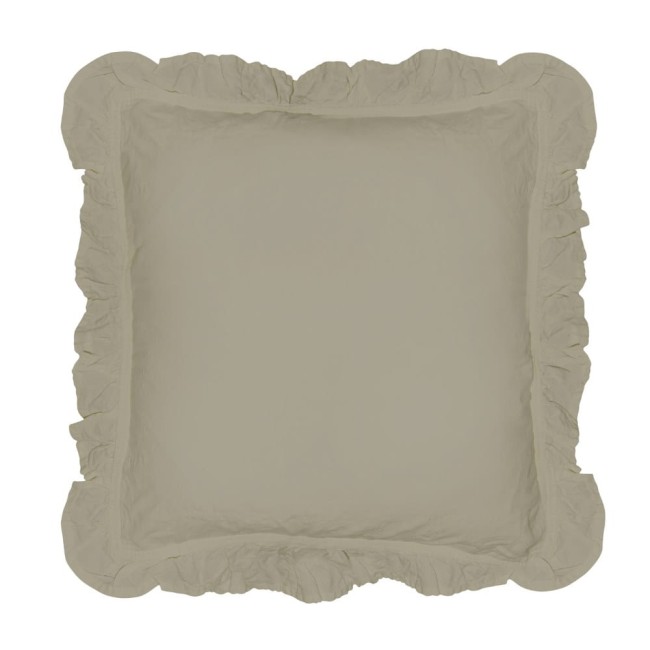  Miękkie, dekoracyjne, miłe w dotyku poszewki bawełniane w rozmiarze 40x40 cm w beżowym kolorze 