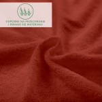 Prześcieradło frotte z gumką w kolorze bordo, o wymiarach 200x220 cm. Wykonane z miękkiego, teksturowanego materiału, odpornym na przecieranie. Produkt leży na gładkiej powierzchni, eksponując swoje właściwości.