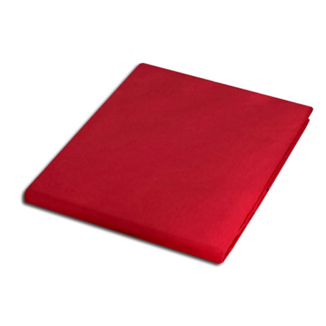  Połyskujące gładkie delikatne czerwone prześcieradło satynowe 200x220 cm bez gumki 