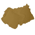 Komplet poszewek bawełnianych z falbanką w odcieniu oliwkowym, zawierający dwa elementy o wymiarach 40x40 cm, leżące obok siebie. Poszewki mają gładką fakturę i wyraźne falbany na krawędziach, co podkreśla ich design.