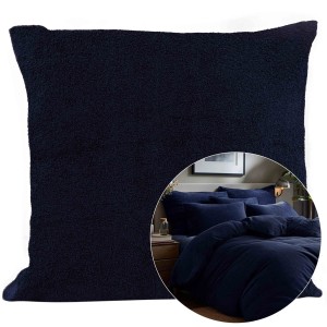 Poszewka frotte 40x40 kolor ciemny granat