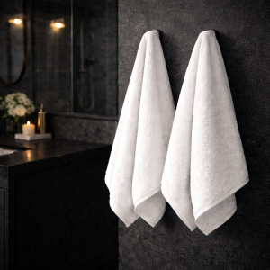 Ręcznik hotelowy 50x100 gładki, biały
