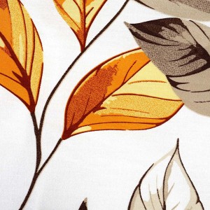 Pościel satyna bawełniana 160x200 Exclusive Leaves w brązowe i złote liście
