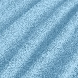 Pościel frotte 200x220 + 2x 80x80 kolor niebieski