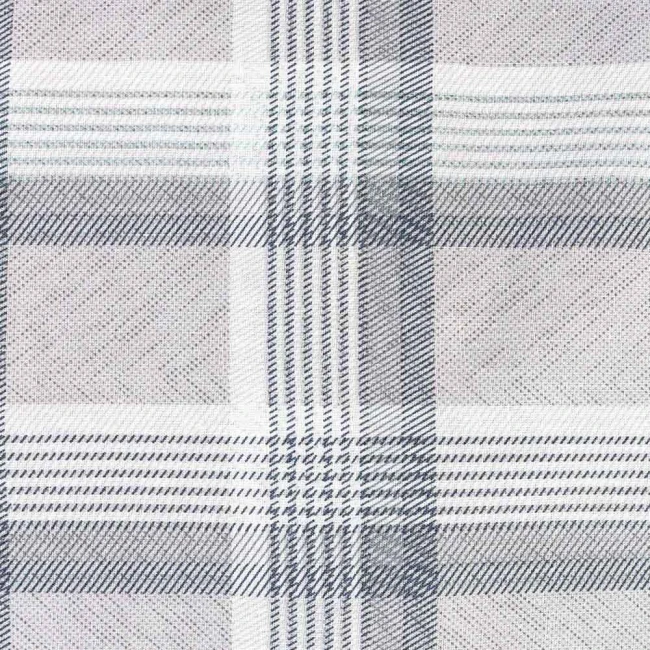 Pościel bawełniana 180x200 Grid szara klasyczna krata, Cottonlove