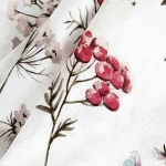 Pościel bawełniana 220x200 Soft Meadow biała w kolorowe wiosenne kwiaty, Cottonlove
