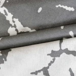 Pościel bawełniana 160x200 Mercer Grey szara i biała w dekoracyjny wzór, Cottonlove Exclusive