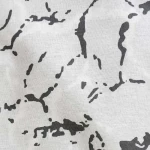 Pościel bawełniana 200x220 Mercer Grey szara i biała w dekoracyjny wzór, Cottonlove Exclusive