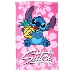Ręcznik przedszkolny dla dziecka 30x50 Lilo & Stitch, różowy
