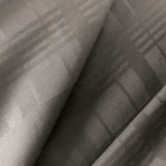 Pościel satyna bawełniana 160x200 Exclusive Marsela Grey, szara w kratkę