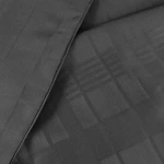 Pościel satyna bawełniana 160x200 Exclusive Marsela Anthracite, ciemno szara w kratkę