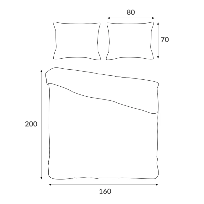 Pościel satyna bawełniana 160x200 Balance beżowa i szara w pasy, Satynlove