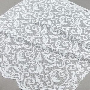 Firana żakardowa/zazdrostka 7329/90 metraż wysokość 90 cm