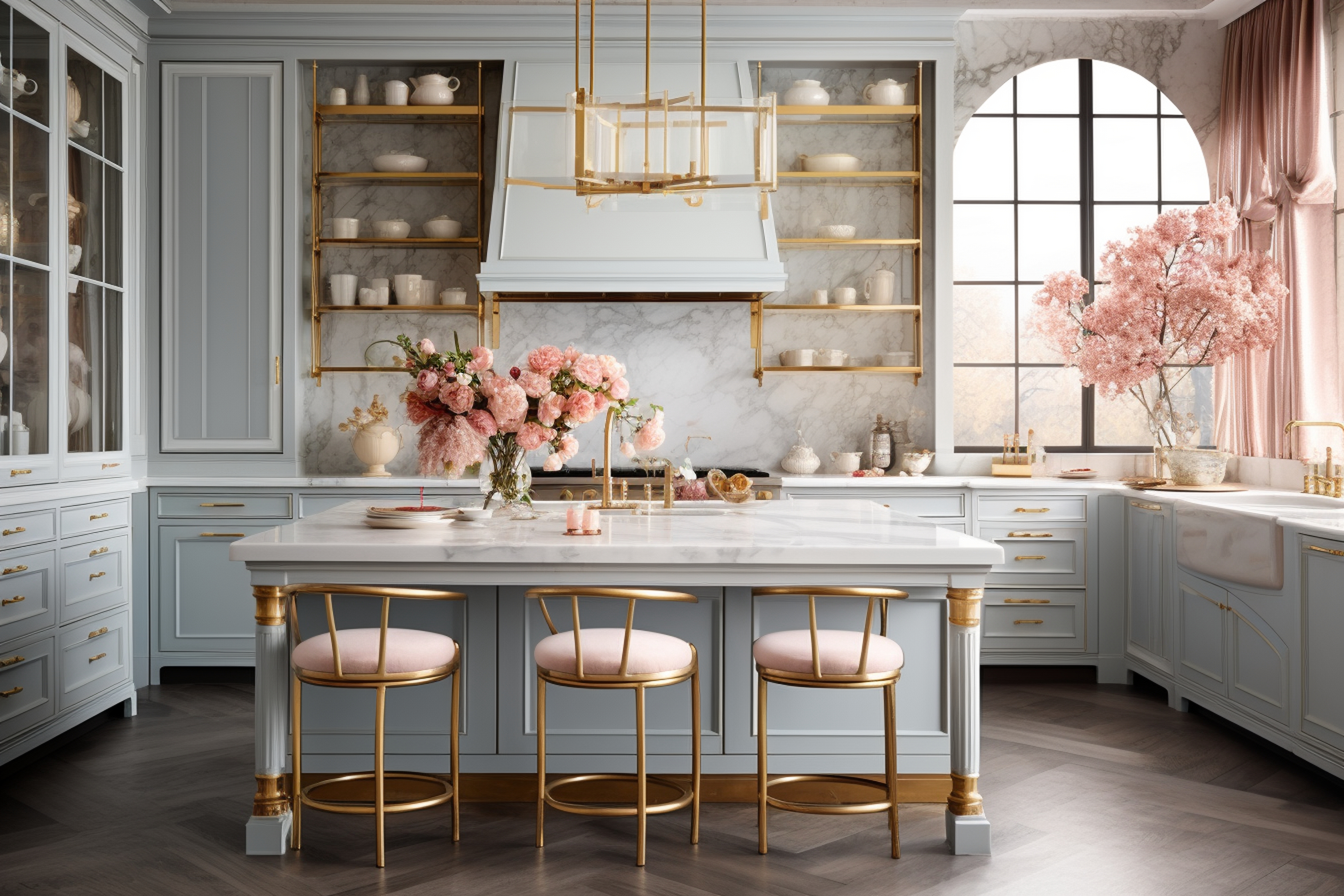 kuchnia glamour inspiracja