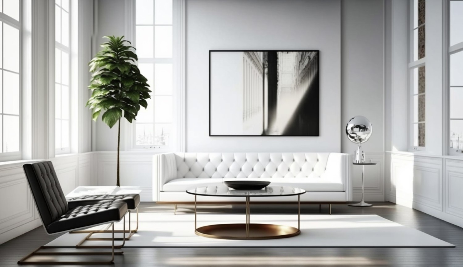salon minimalistyczny