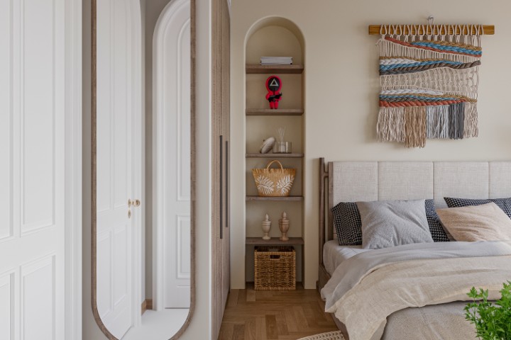 mala sypialnia boho