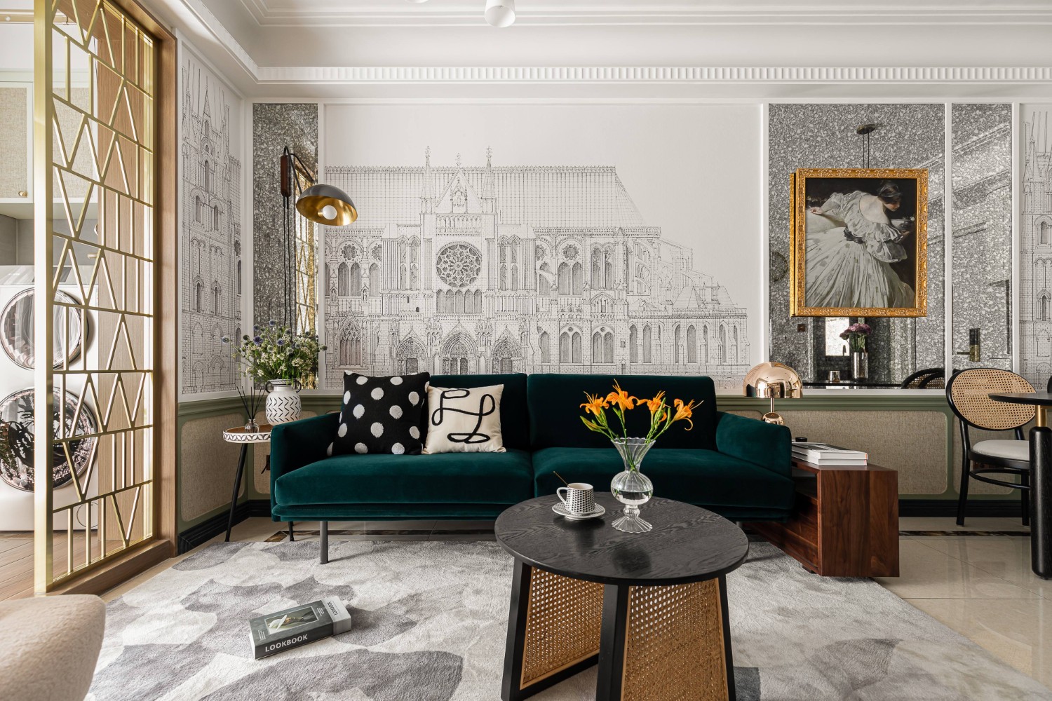 eklektyczny salon