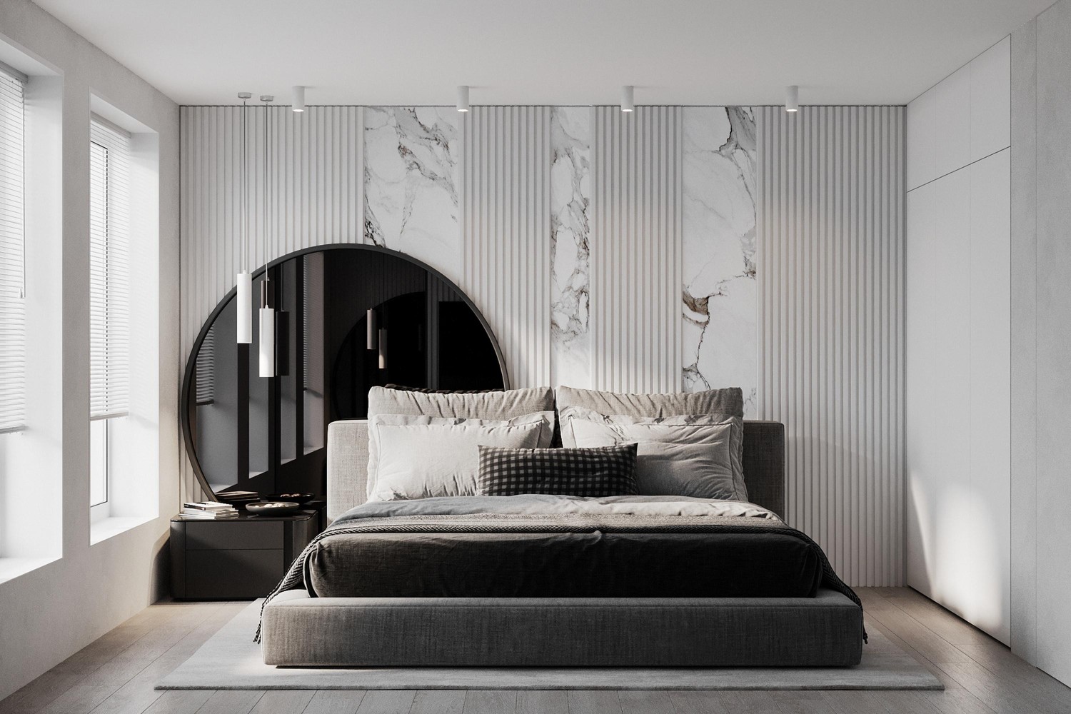 sypialnia modern classic