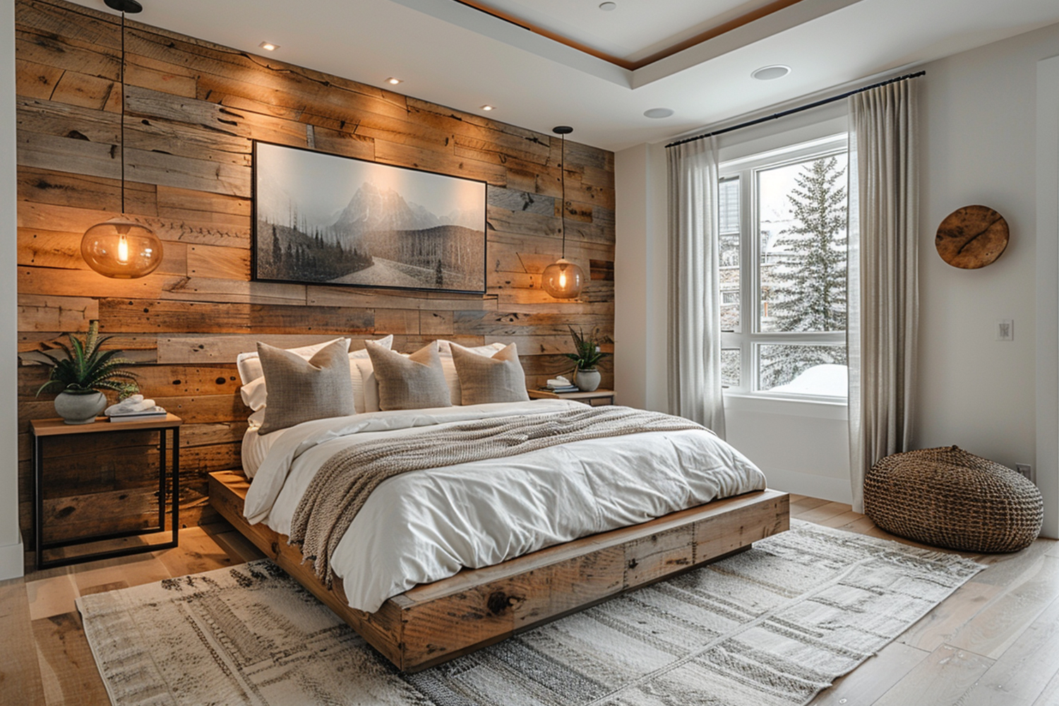 Sypialnia w stylu farmhouse – oaza spokoju
