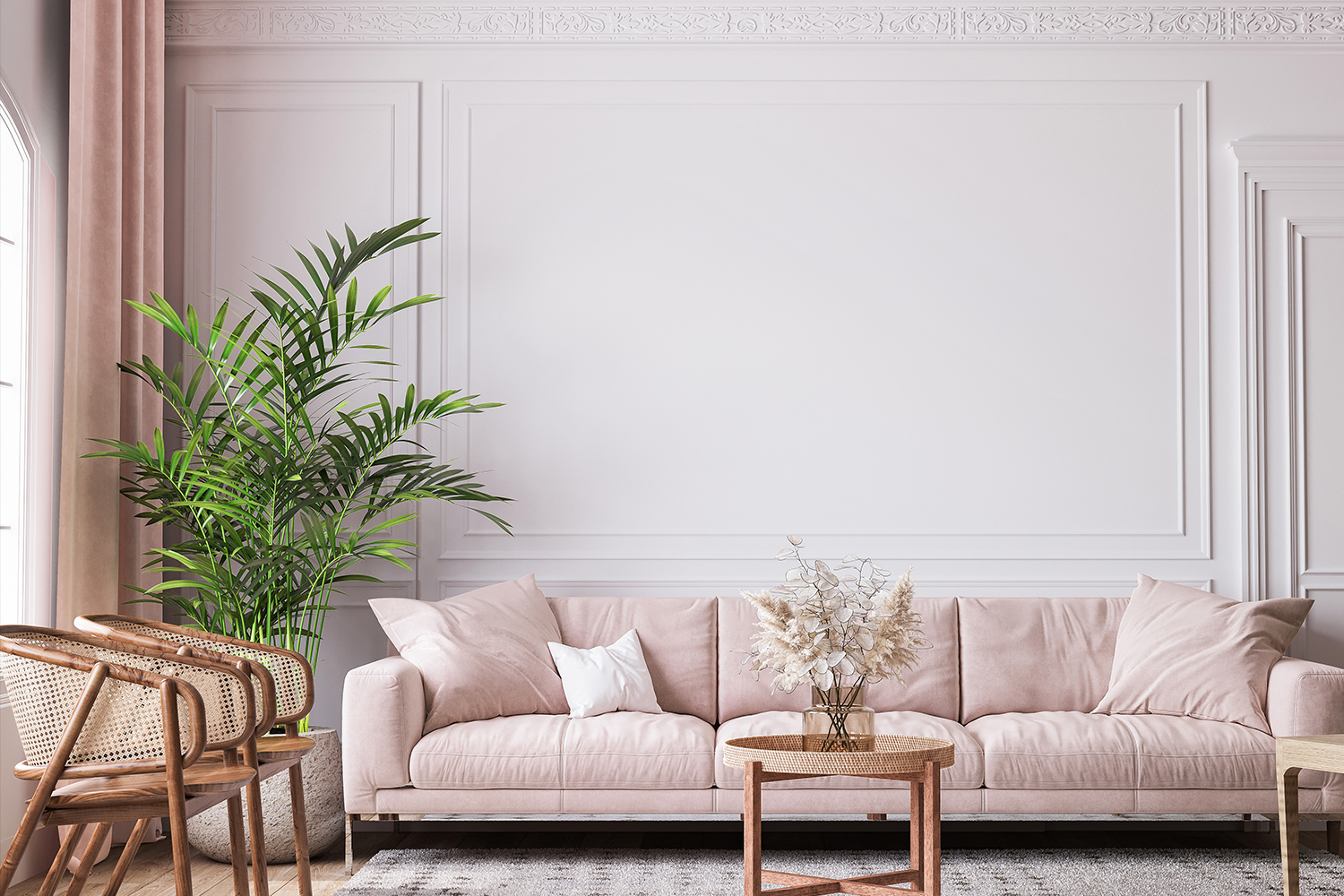 Pudrowy róż w stylu glamour – połączenie elegancji i blasku