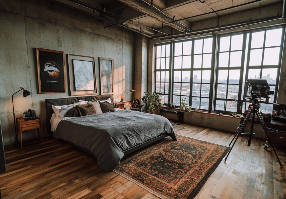 Sypialnia loft – aranżacja i inspiracje